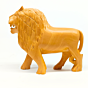 Handcrafted Wooden Lion Statue | 5 Inches