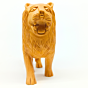 Handcrafted Wooden Lion Statue | 5 Inches