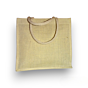 JUTE FRONT POCKET BAG