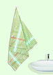 Handloom Cotton Bath Towel | Green