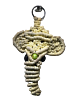 Handmade Macrame Ganesha Key Ring