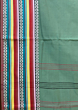 Bengal GI tagged Traditional pine green cotton Santipuri saree