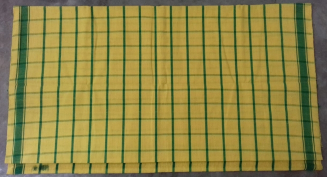 Yellow Check Stylish Gamchha