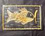 Handmade Sikki Grass Fish Painting without Frame 