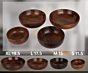 Handcrafted Multipurpose Rosewood Bowls | Set of 4