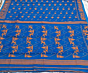 Bengal Soft Cotton Saree-Blue