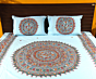 Madhubani Cotton Double Bedsheet with pillow cover