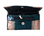 Genuine  Leather Shantiniketan Clutch Bag purse