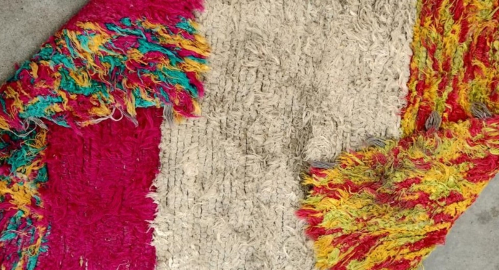 Cotton Door Mat Multicolor