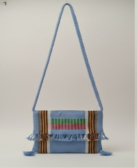 Handcrafted Woven Sling Side Bag| 9 inches 