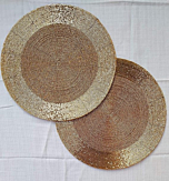 Handmade Golden Beaded Placemat