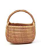 Bamboo Basket for Storage with Top Handle | Large | 37 x 20 x 20 cm