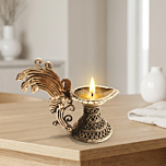 Handcrafted Dhokra Golden Brass Deepak