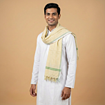Handloom Cotton Yellow Striped Gamcha