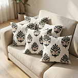  Handmade Cotton Cushion Covers | White 