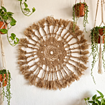Handwoven Jute Wall Hanging |Beige