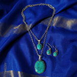 Handmade Agate Stone Necklace Set