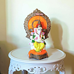 Handcrafted Clay Ganesha Idol | 25x19x9 cm