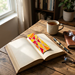 Handcrafted Watercolour & Zentangle Bookmarks Set of 8