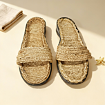 Handcrafted Jute Slippers | Size - 7