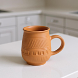 Handmade Terracotta Mug Heat-Resistant | Large Size