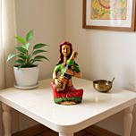 Handmade Terracotta Musician Idol | Home Decor