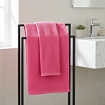 Handwoven Honeycomb Pink Gamcha | 61x120x0.2 cm