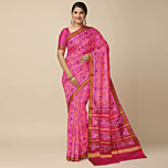 Single Ikkat Patola Silk Saree