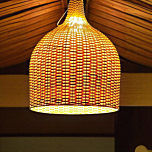 Dastkar Crafts Hanging Bamboo Pendant Light