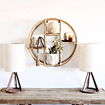 Handmade Cane Rattan Magazine Shelf