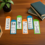 Handmade Bookmarks | Set of 6 | BMRC08