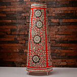 Handcrafted Decorative Lamp - Red