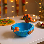 Handmade Terracotta Modern Diya | 8L x 10W x 5H cm