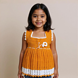 Handwoven Woolen Crochet Frocks | Kidswear