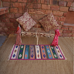 Comfortable Cotton Bedsides Runner (Pink)