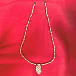 Handcrafted Tulsi Kanthi Mala | 28 x 2 x .5 cm