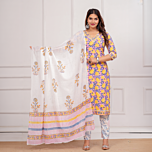 Pure Cotton Suit Set | Printed | Multi Colour