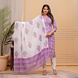 Hand Block Kurta Set 
