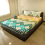 Applique Bedsheet with Pillow Covers | 152.5 x 203 cm