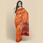 Semi-double Ikat patola saree