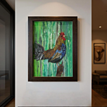Hen- Walldecor - glass frame
