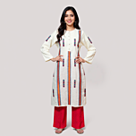 Soofi Embroidered Cotton Kurta