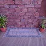 Cotton Hand Block Print Rug (90x150 cm)