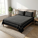 Handmade Applique Bedsheet | Queen Size | 90×108 inches