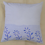 APPLIQUE CUSHION COVER