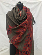 Kullu shawl with teen patti design