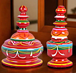 Wooden Sindoora | Pair of 2
