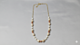 Handcrafted Glass Bead Necklace with Pearl