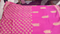 Pink Cotton Silk Printed Saree