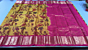 Soft Silk Kanchi Border Ikat Saree | Mustard